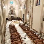 Pedane termiche SYRMA installate in una chiesa storica per garantire comfort e tutela del patrimonio culturale